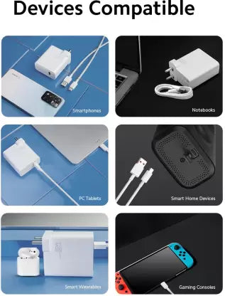 MI 120W HyperCharge Adapter and Cable For Redmi Devices