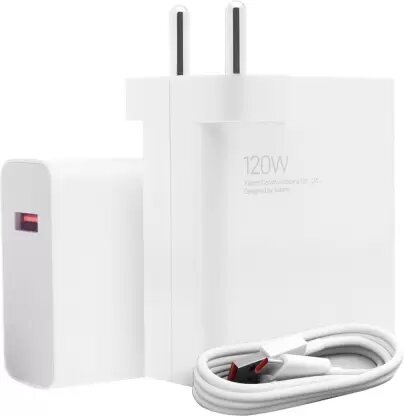 MI 120W HyperCharge Adapter and Cable For Redmi Devices
