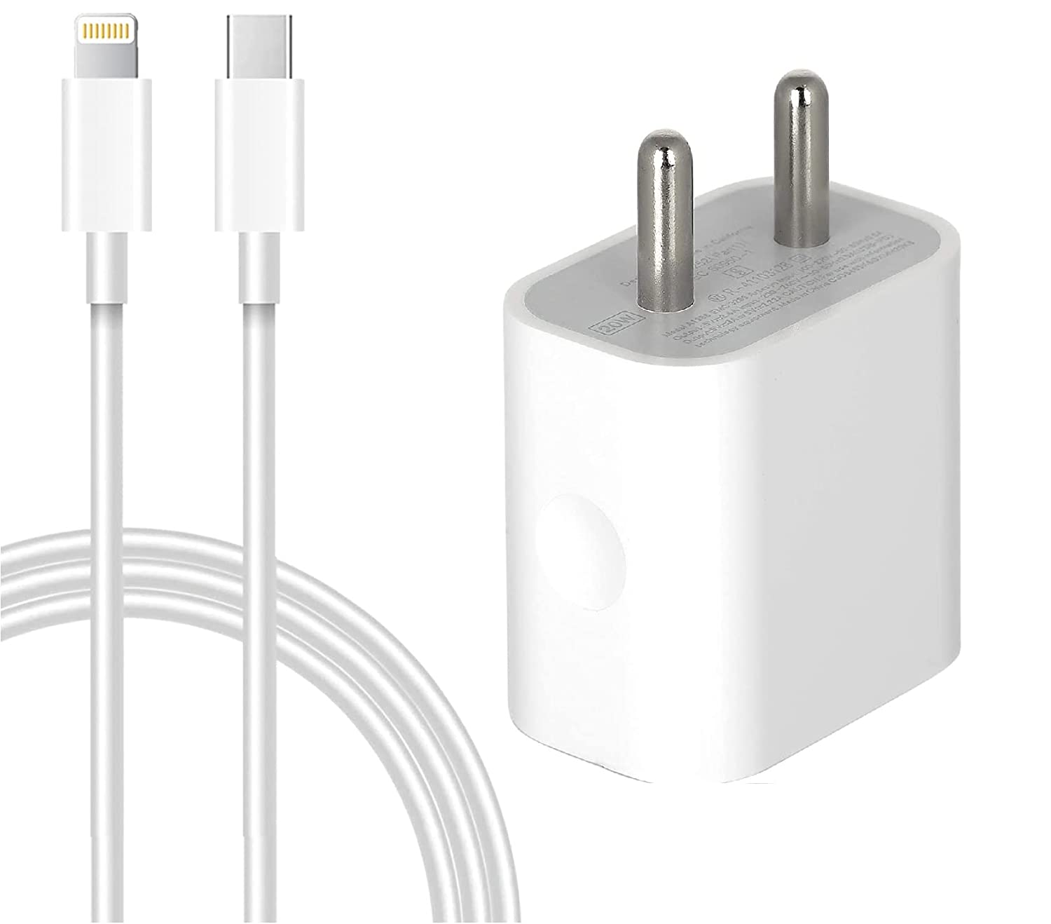 Apple iPhone 20W Power Adapter With USB-C To Lightning Cable For All Apple Devices