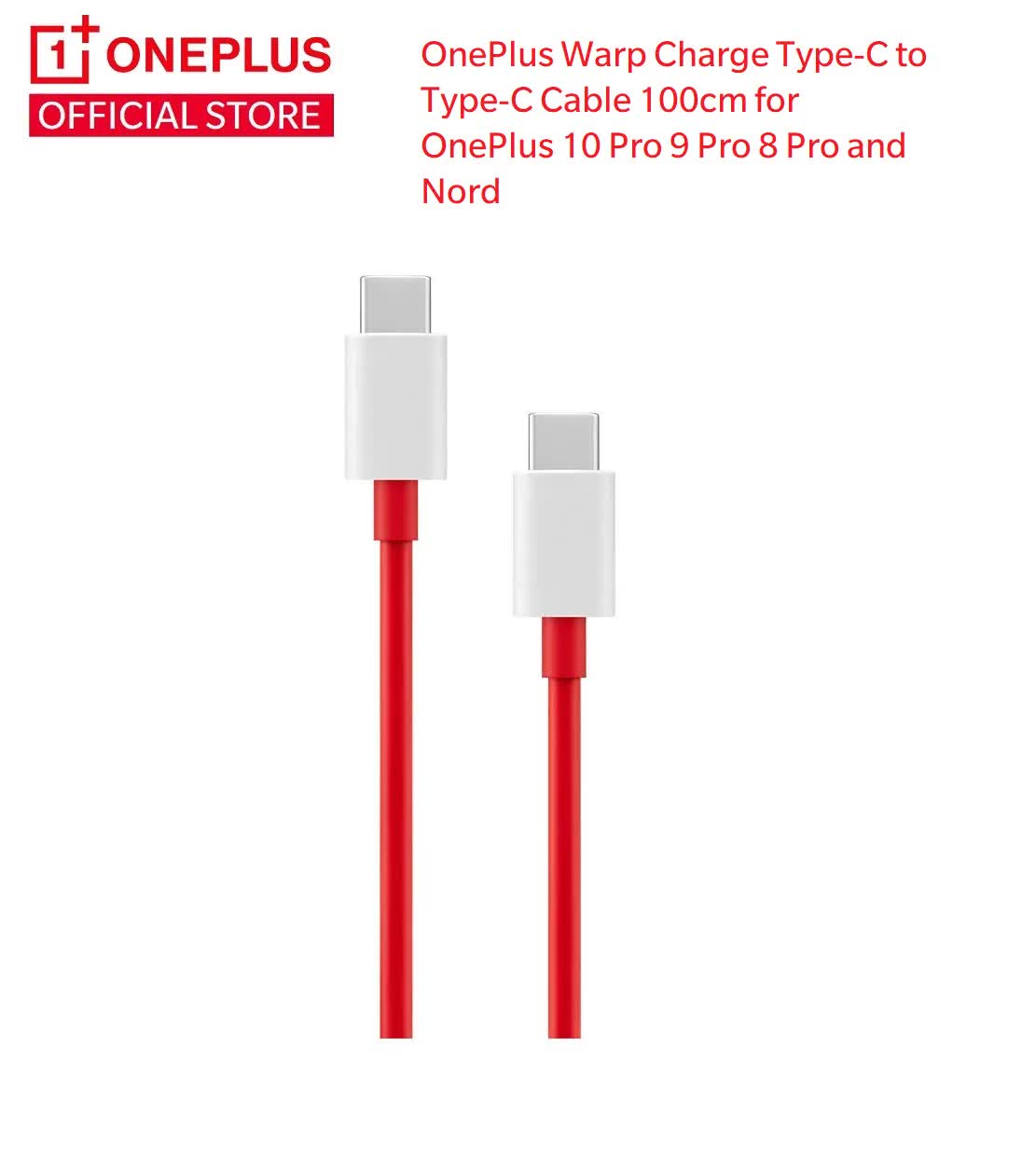 Oneplus Warp Type C To C Chraging & Data Sync Cable