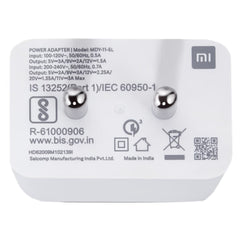 MI 33W Sonic Charge 2.0 Power Adapter For Redmi Devices