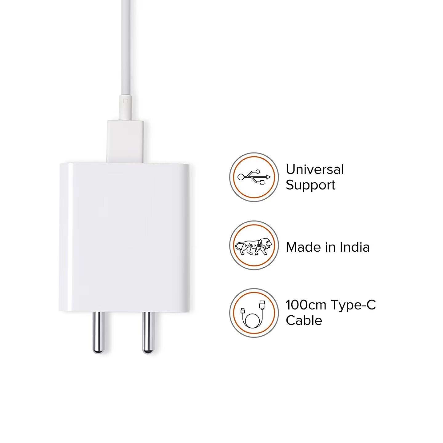 MI 33W Sonic Charge 2.0 Super Fast Type C Charger For Redmi Devices