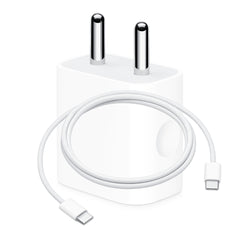 Apple 20W USB-C Charger For iPhone 16 Series (Adapter With Braided Cable)