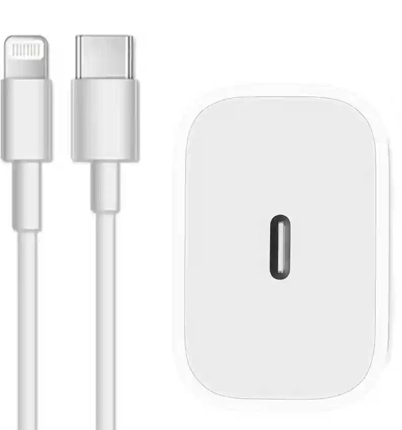 Apple iPhone 20W Power Adapter With USB-C To Lightning Cable For All Apple Devices