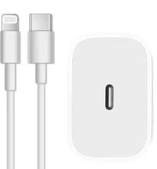 Apple iPhone 20W Power Adapter With USB-C To Lightning Cable For All Apple Devices