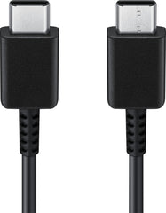 25W Super Fast Charging Mobile Charger with C to C Cable For Samsung Phone Black