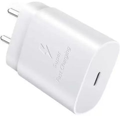 25W Super Fast Charging Mobile Charger with C to C Cable For Samsung Phone